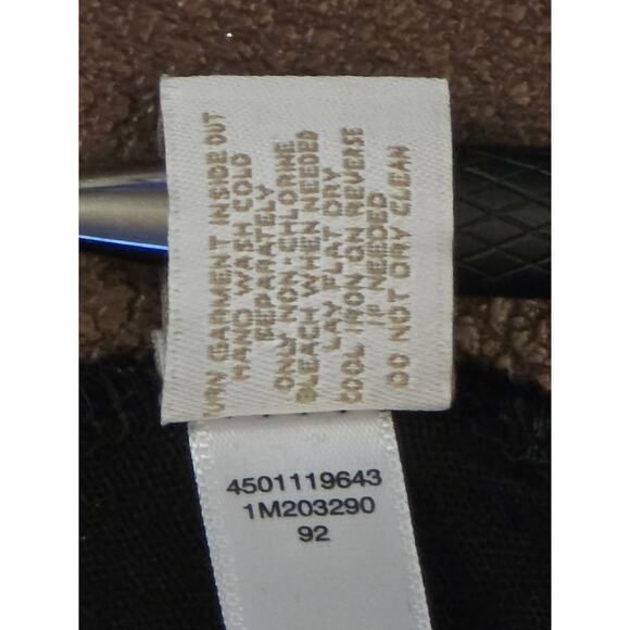 Chico's Black Sequin Front Lace Back Underlined Tank Top Sz 3/XL/16 EUC - Picture 5 of 5